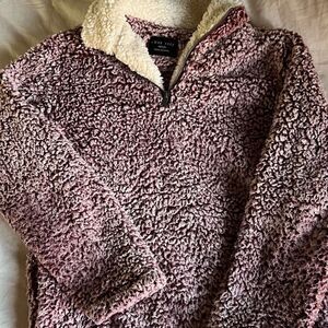 Love Tree Women's Pink Sherpa Jacket